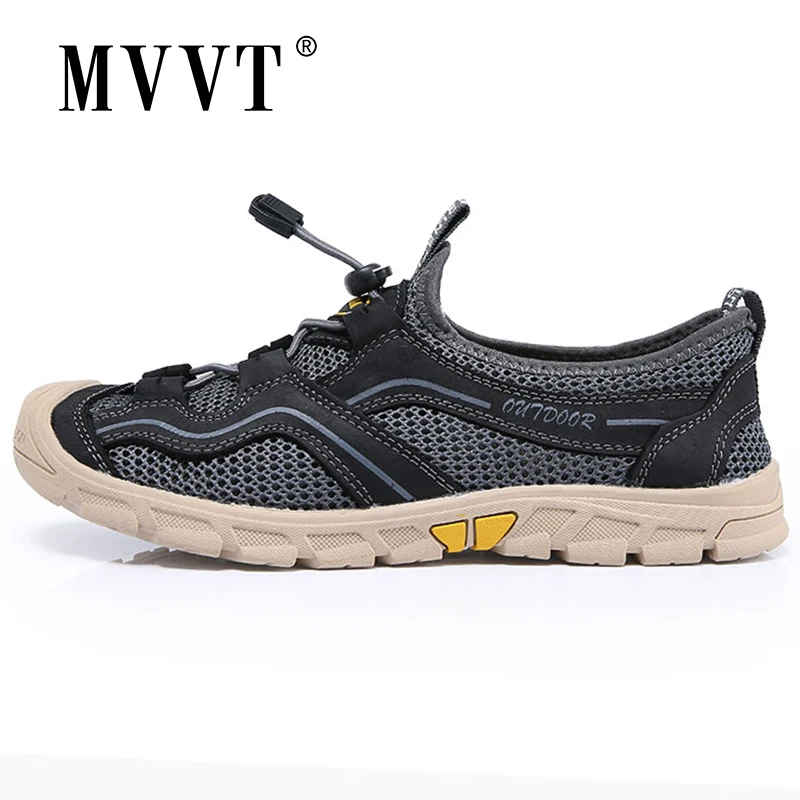 

Новинка, мужские кроссовки MVVT размера плюс 47, летняя сетчатая дышащая Спортивная обувь для активного отдыха