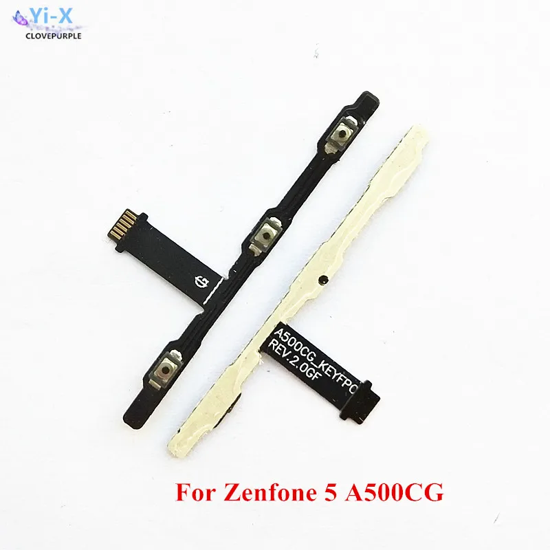 

30PCS/Lot Power Switch ON OFF Volume Button key Flex Cable For Asus Zenfone 5 Zenfone5 A500CG Spare Parts