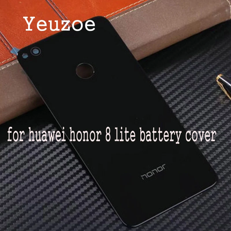 Стеклянный чехол для Honor 8lite Huawei 8 Lite задняя крышка аккумулятора запасные