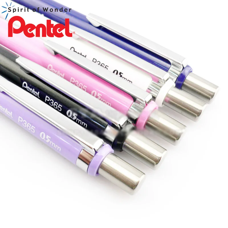 Металлические механические карандаши Pentel P365 5 видов цветов 0 мм шт./лот|metal mechanical