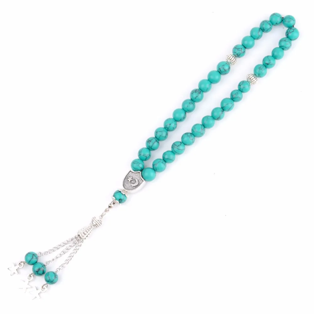 Мужские и женские амулеты Tasbih классические четки из 33 бусин для молитвы