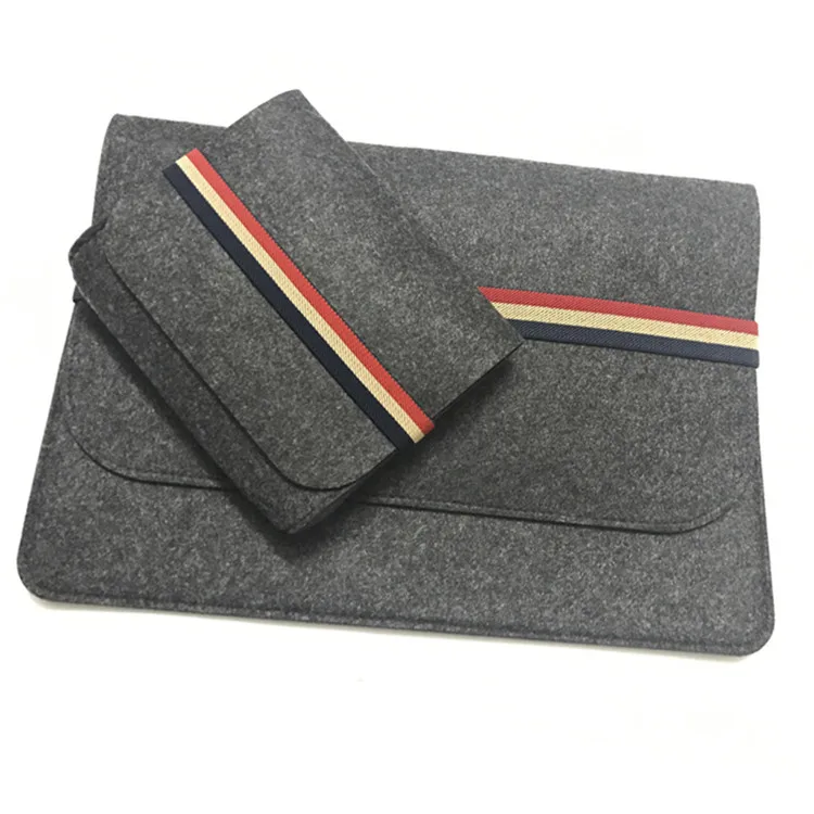 Black 2 Новая шерстяная фетровая сумка для ноутбука Macbook Pro Air retina 11 12 13 15 дюймов защитный чехол для Mac Book Air 13 чехол для ноутбука - Цвет: Black 2