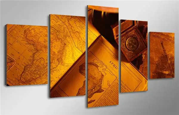 Hd Printed Paper Books Old Africa Painting Canvas Print Room Decor Poster Picture Free Shipping/Ny-4542 Still life | Дом и сад