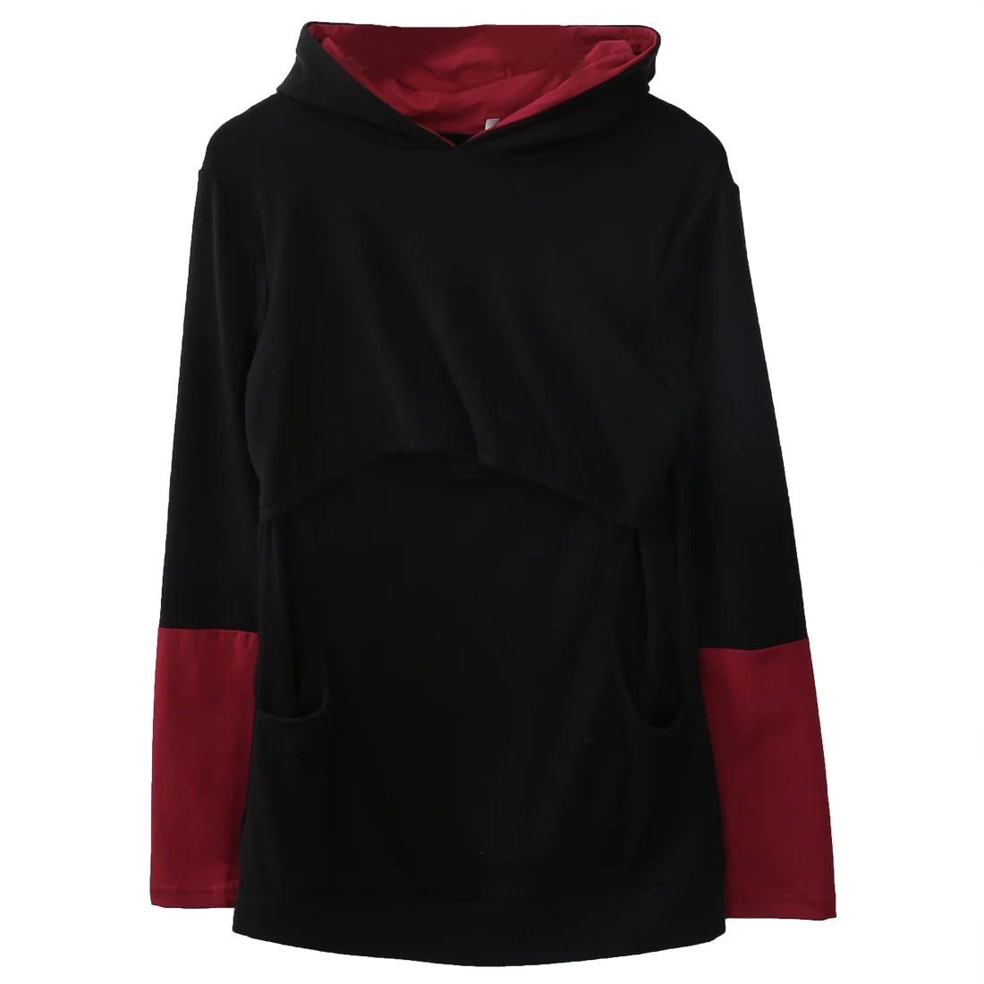 

Maternity Breastfeeding Hoodie Tops Pregnant Women Stripe Nursing Top Maternity Sweatshirt