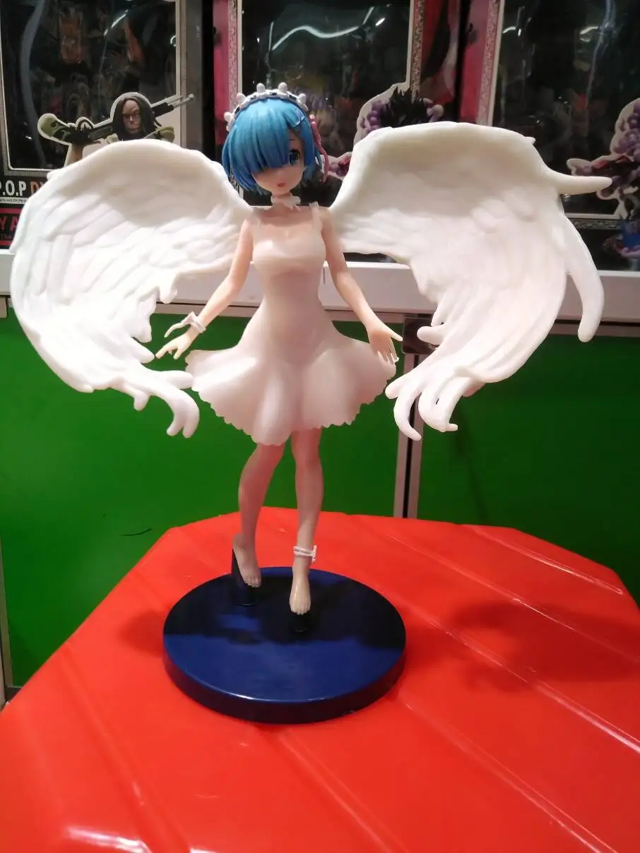 

Аниме Re:Zero Life в другом мире от Zero Rem Oni Tenshi Angel Ver ПВХ фигурка Коллекционная модель игрушки куклы