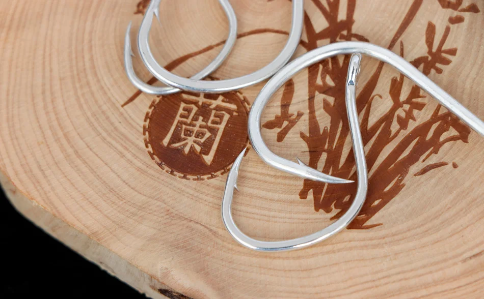 30 шт. светильник для литья DIY крючок для ловли щуки в соленой воде рыболовный крючок 1/0 2/0 3/0 4/0 крючок для ловли рыбы с медленным шагом