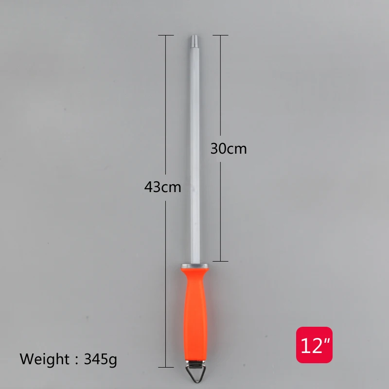1 шт. 12 дюймов точилка для ножей углеродистая сталь Заточка Стержень поваров