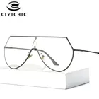 Классические простые брендовые дизайнерские женские очки в стиле ретро, очки с прозрачными линзами, сиамская оптическая оправа, HD Технические характеристики E286