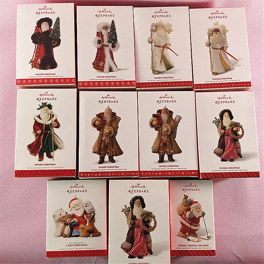 1 шт., 8-10 шт., дед, Рождество, Санта, фигурка, Коллекционная модель, игрушка, Рождественская елка, орнамент, игрушки, рождественский подарок