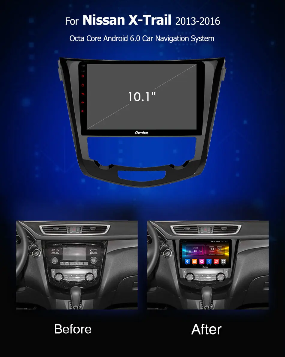 Ownice K1 K2 10 1 ''Octa Core Android 8 32G Автомагнитола DVD плеер с JPS и навигацией стерео для Nissan