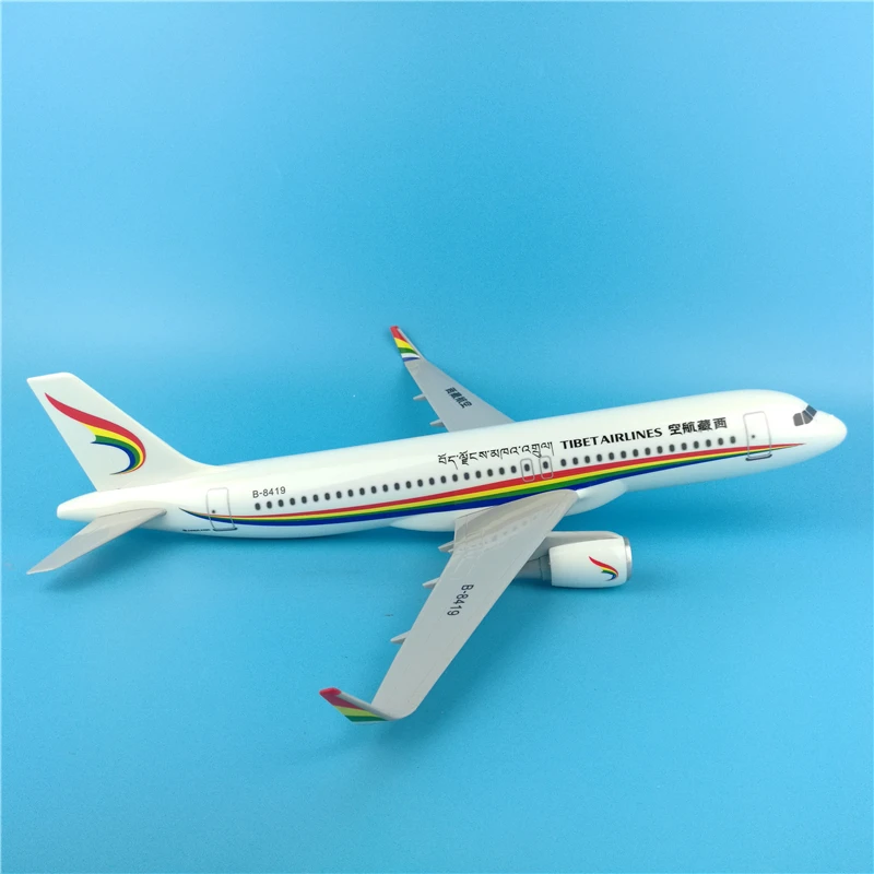 Модель самолета A320 37 см модель из смолы тибетского Коллекционная дыхательных