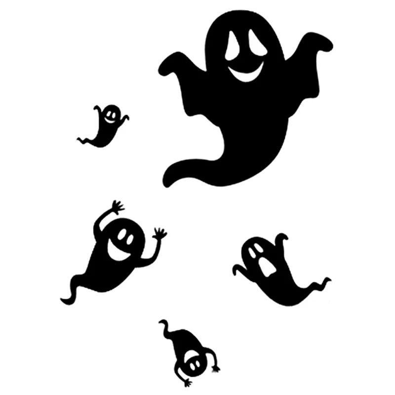 10 5 см * 14 милые призраки ужасы виниловые автомобильные наклейки мотоциклетная