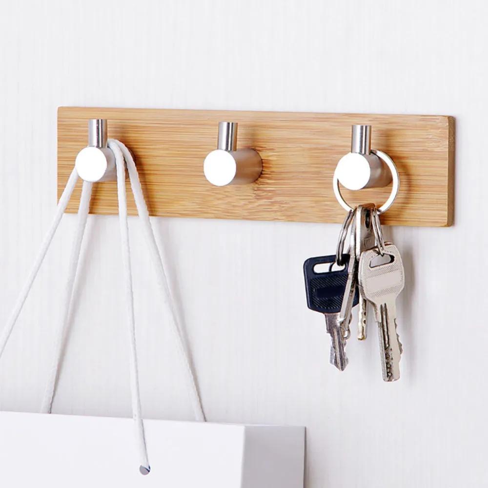 1 шт. самоклеющиеся настенные дверные задние Крючки из нержавеющей стали крючок