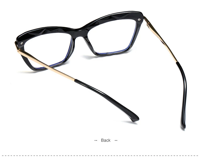RFOLVE Fashion Gemstone Cutting Texture Anti-Blue Light Glasses Women UV Resistant Relieve Eye Fatigue Goggles Ladies RX194