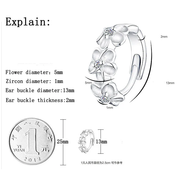 Женские серьги-гвоздики в виде цветка камелии | Украшения и аксессуары