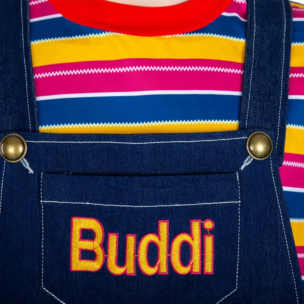 Детский Косплей-костюм Чаки детская одежда Buddi карнавальный костюм на Хэллоуин |