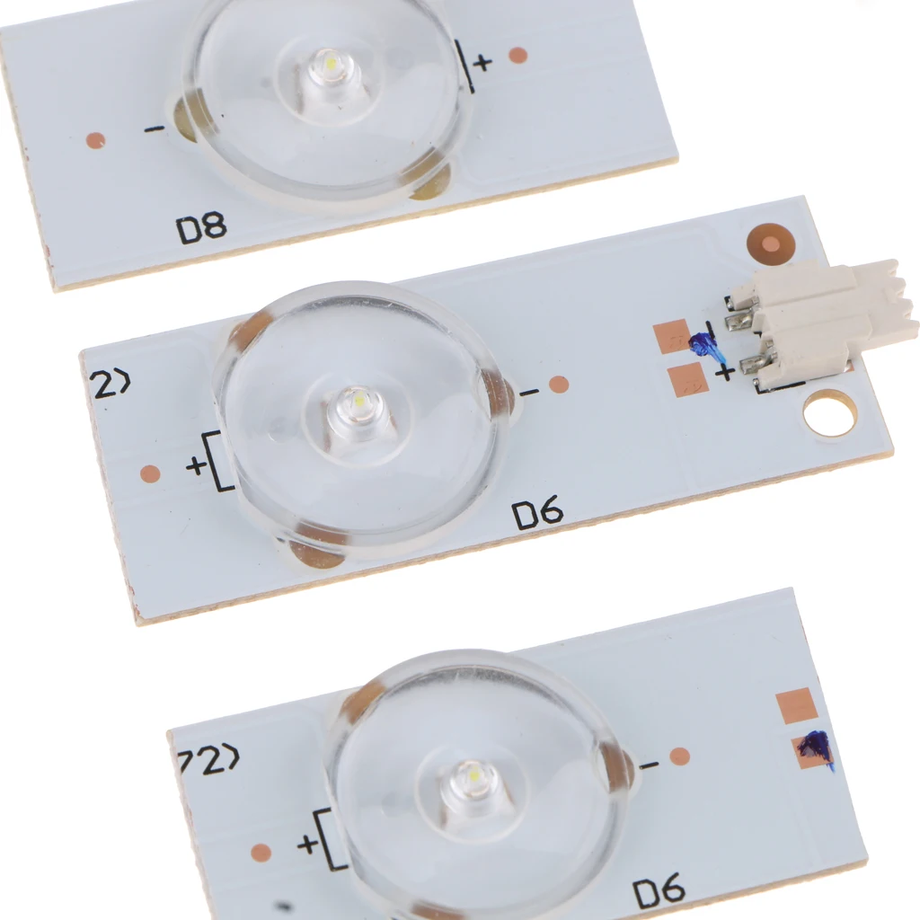20 шт. 6 в SMD лампы бусины с оптическим объективом Fliter для 32 65 дюймов LED ТВ