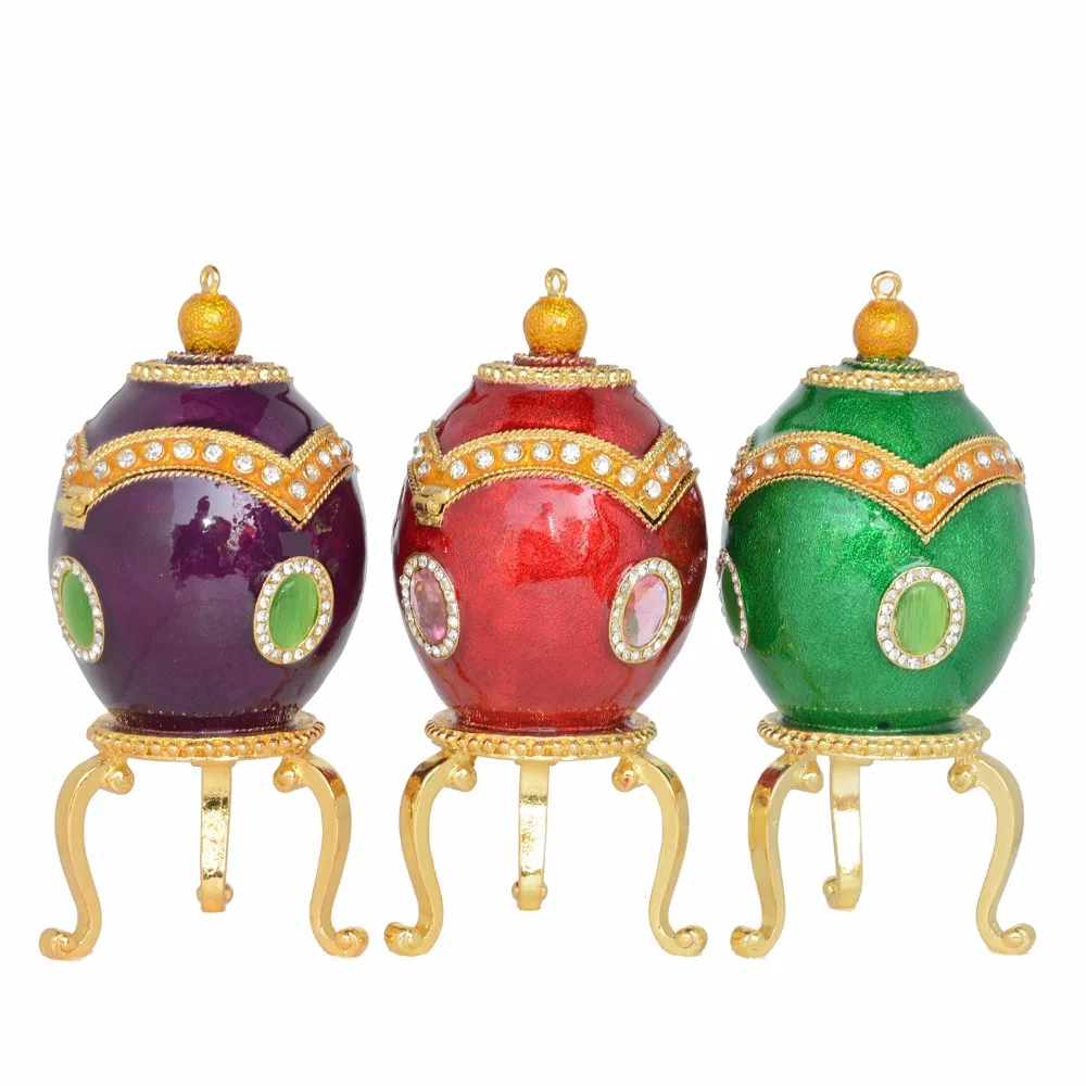 Faberge дневное украшение коробки с пасхальными яйцами винтажный домашний декор