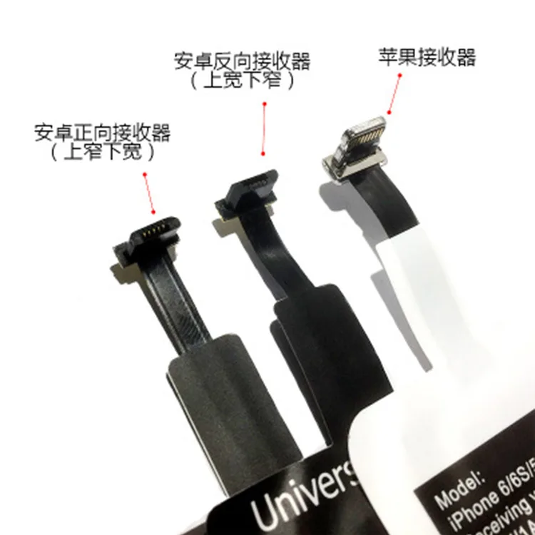 Mzxtby универсальный для MicroUSB мобильных телефонов для Iphone 6 5 5S Qi Беспроводной зарядки приемник Micro Беспроводное зарядное устройство с USB получения накладной
