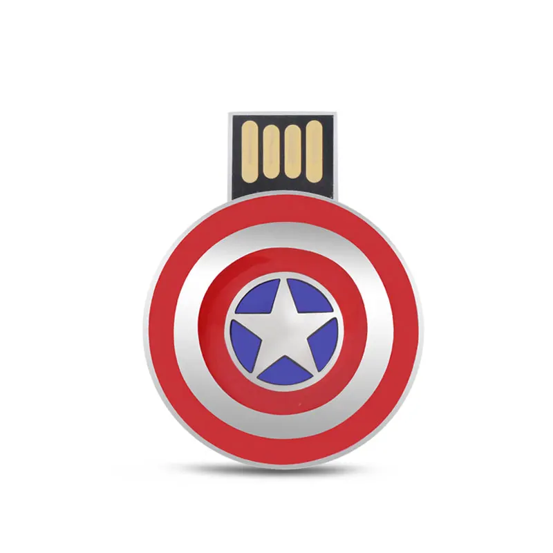 Usb флеш-накопитель супергерой Капитан Америка щит герой 4g 8b 16g 32g 64g карта памяти USB