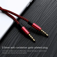universal jack aux cable 3 5 mm to 3 5mm audio cable male to male kabel car aux cord for iphone headphone speaker wire jack cabo
