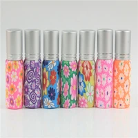 30pcslot 6ml and 10ml colorful polymer clay perfume bottle atomizer 6ml and 10ml empty make cosmetic container for wedding gift