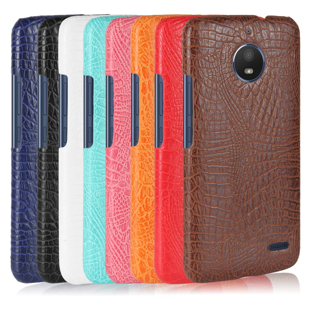 Роскошный защитный чехол из искусственной кожи для Motorola MOTO E4 Plus | Мобильные