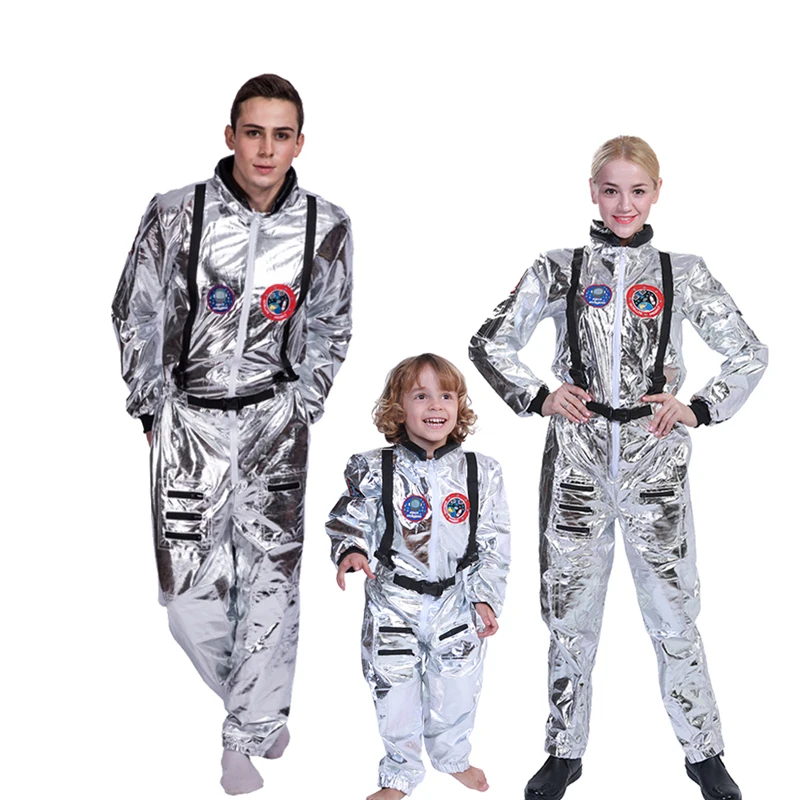 Мужской костюм космонавта Alien Spaceman карнавальный для взрослых женщин детей