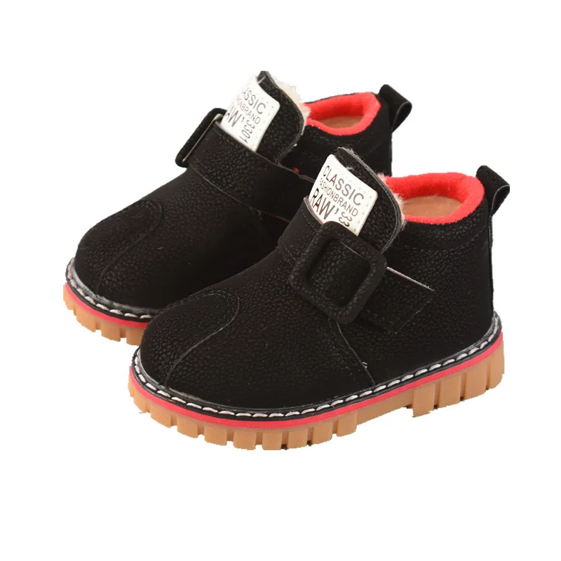 2018 Новинка зимы Детские теплые сапоги детская обувь для девочек Snowboots мальчиков