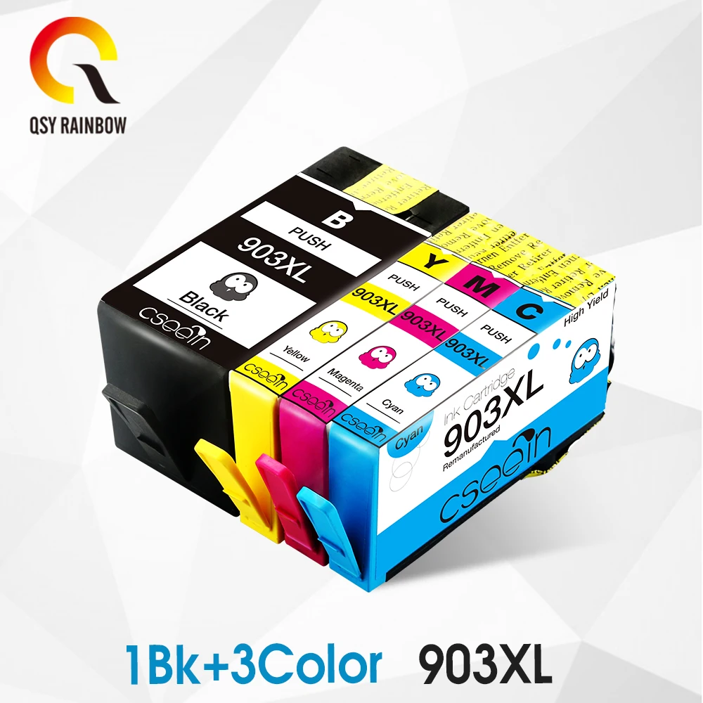 Чернильный картридж CMYK совместимый с HP 903 903XL 907XL для принтера OfficeJet Pro