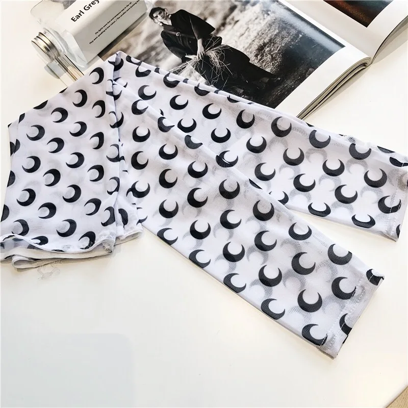 Летняя Солнцезащитная наручная манжета для красивой девушки красная с Луной