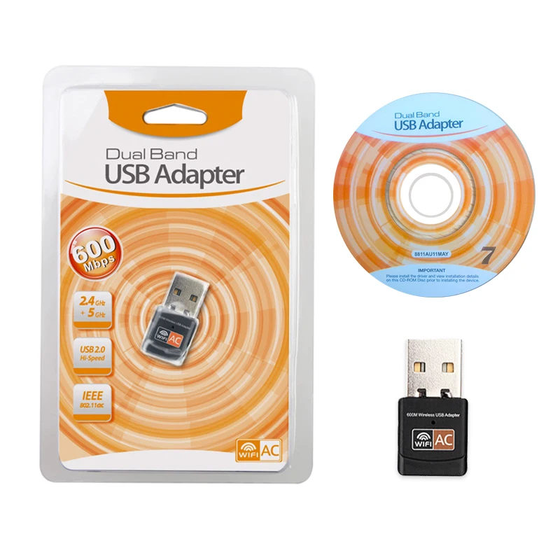 Беспроводной Wifi адаптер 600 м Wi fi Антенна USB 5G 2 4G Ethernet Сетевая карта ключ с