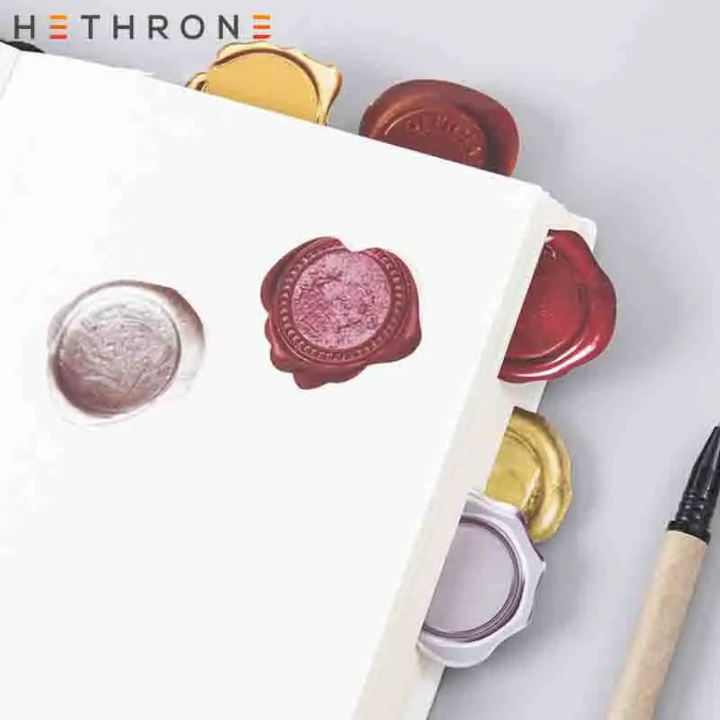 Hethrone 45 шт. Ретро путешествия воск печать DIY стикеры Классический Маленький конверт письмо стикеры Скрапбукинг журнал декоративные Стикеры
