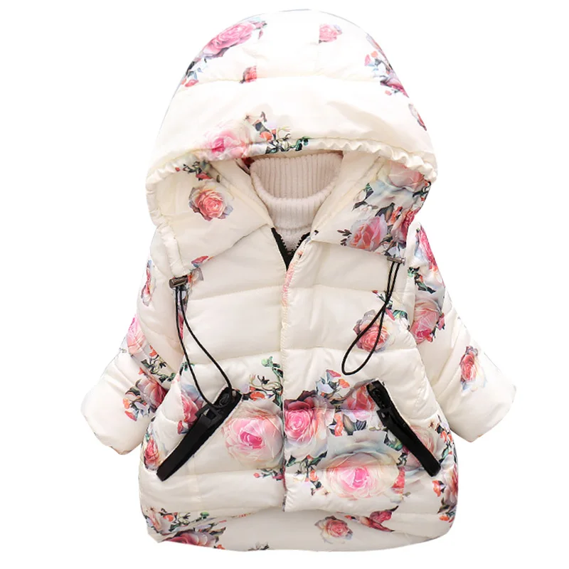 Beige KEAIYOUHUO/зимние пальто для девочек; детская верхняя одежда; Новинка г.; детская одежда; куртка для девочек; пальто; хлопковые теплые куртки для девочек - Цвет: Beige