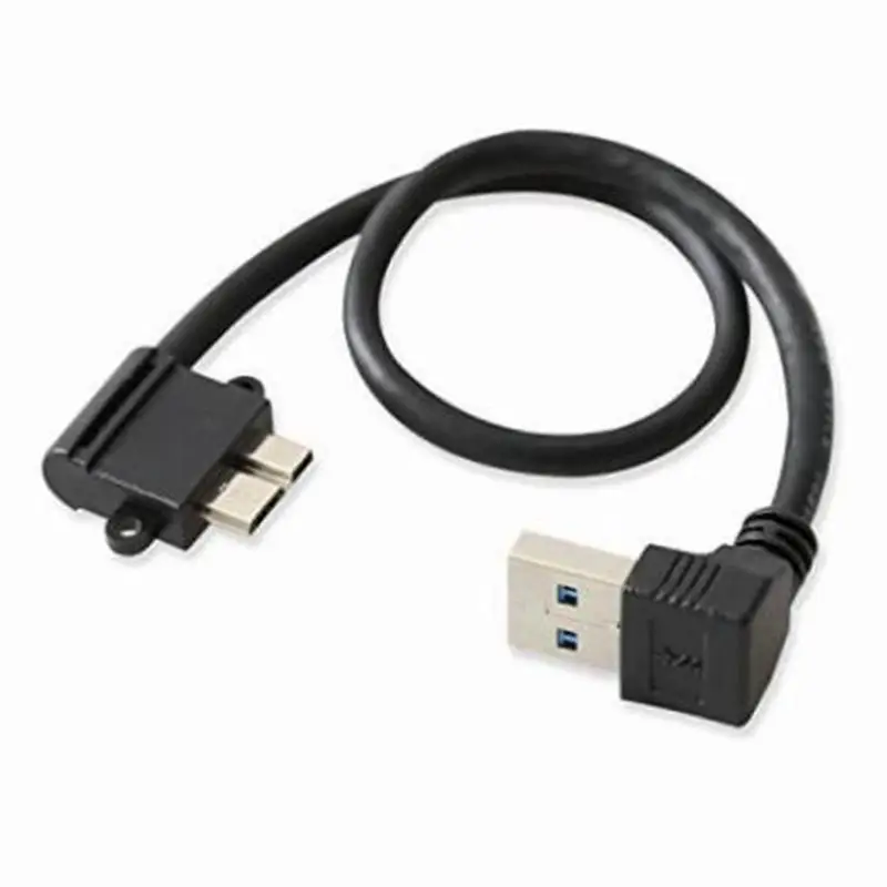 2 Упак. Угловой USB 3 0 Micro-B папа вниз A Мужской адаптер кабель для Samsung Galaxy Note N9005 N9002