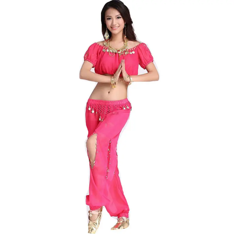 Женский костюм для танца живота комплект из 2 предметов Египетский танцевальный
