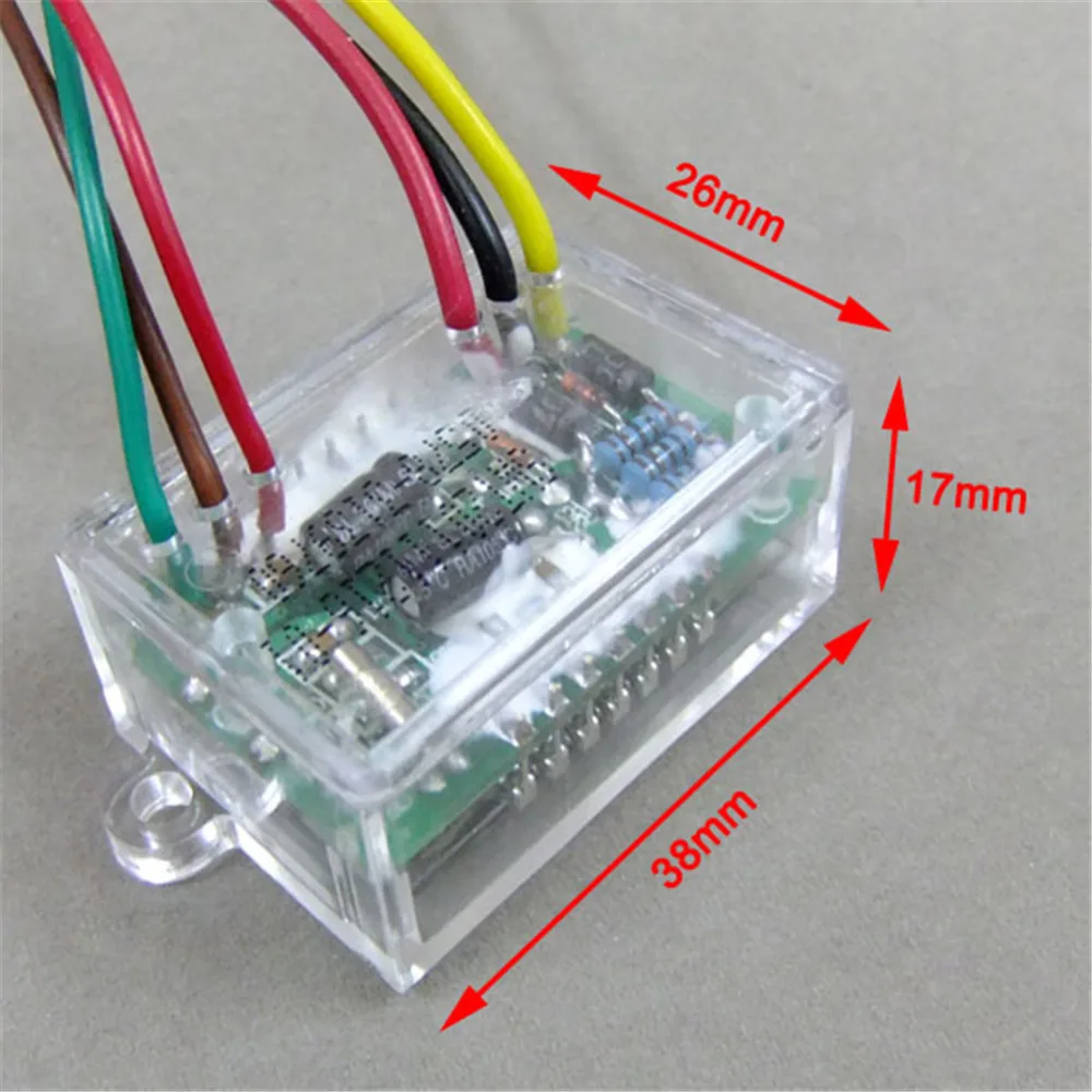 DC автомобиля мотоцикла часы ЖК-дисплей Дисплей 12 В Водонепроницаемый цифровая
