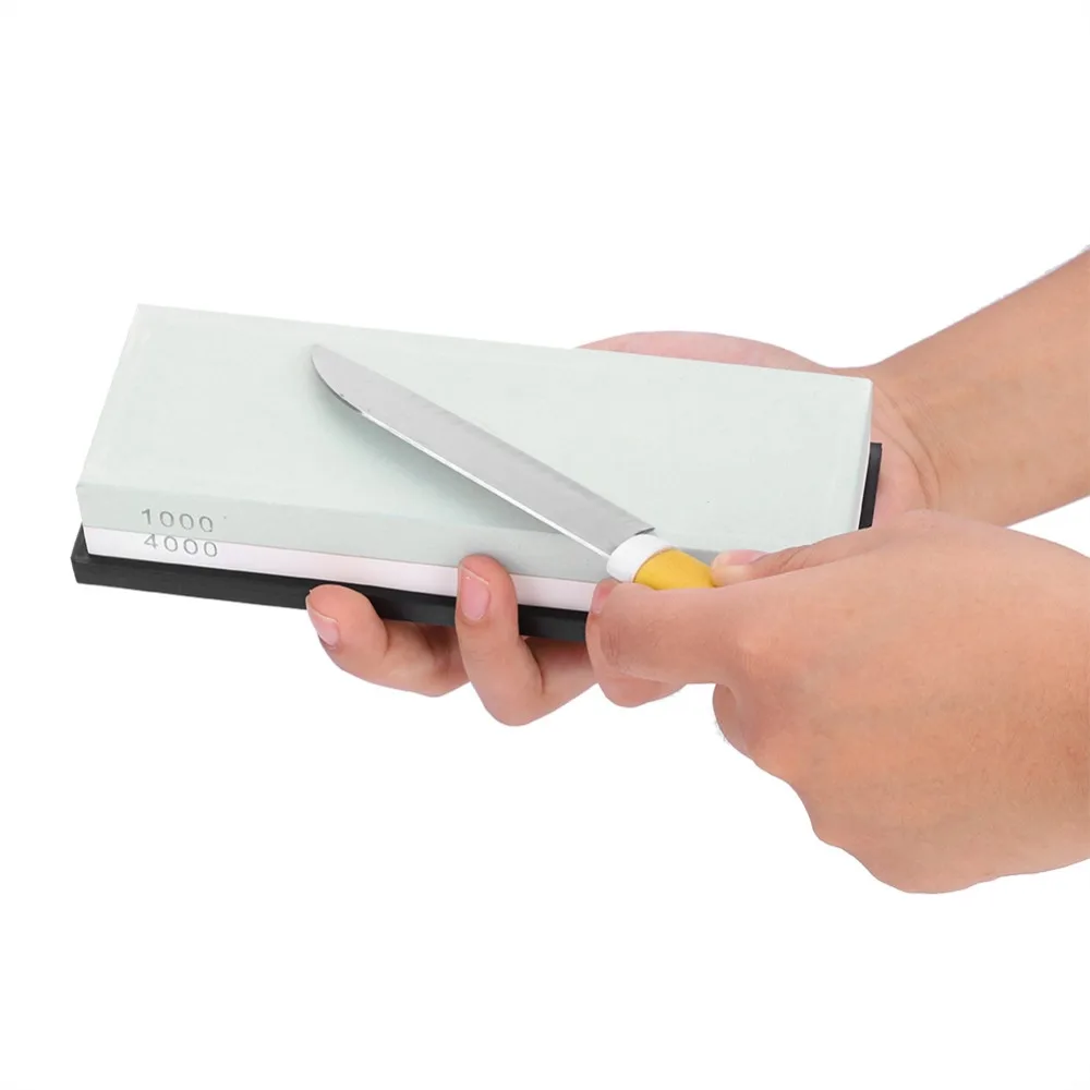 

1000/4000 Grit Sharpening Water Stone Dual Whetstone Knife Sharpener Flattening