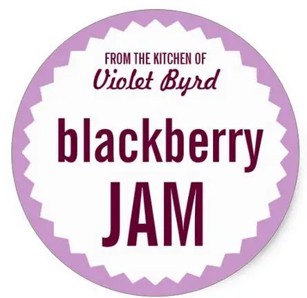 Классический круглый стикер для Blackberry Jam Home метка консервации 1 5 дюйма|sticker