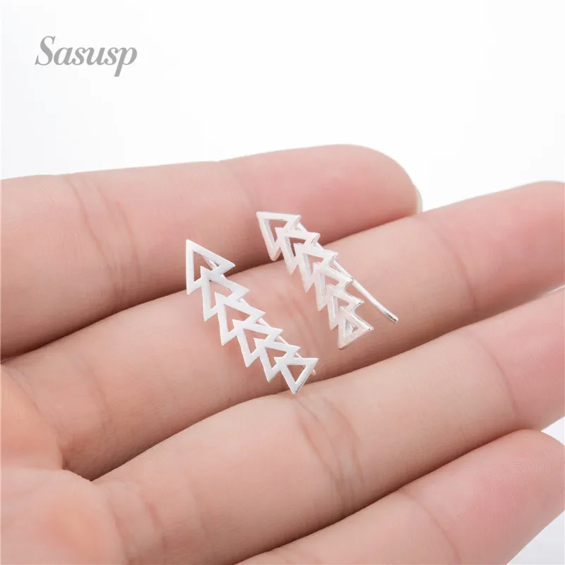 Sasusp модные треугольные серьги-стрелы для женщин геометрические украшения мамы