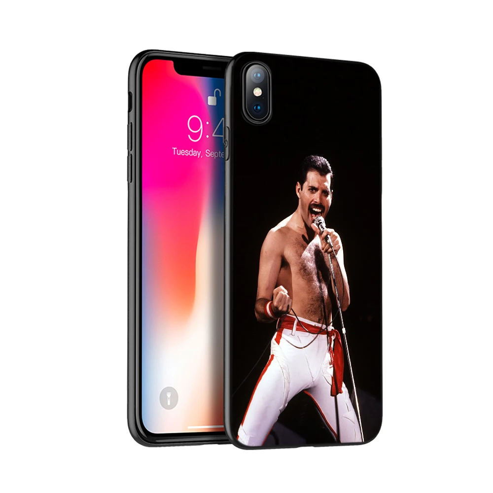 17974 Черный чехол ТПУ для iphone 5 5s se 6 6s 7 8 plus x 10 силиконовый чехол для iphone XR XS 11 pro MAX чехол Фредди Меркури Queen band - Цвет: 17974
