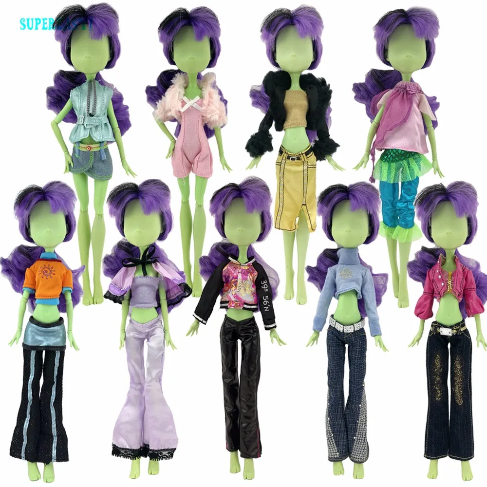 5 комплектов ручной вечерние на выбор одежда для куклы блузка платье монстра