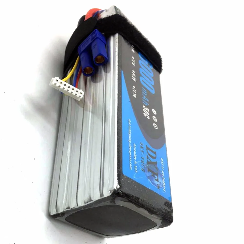 DXF 22 2 V 6S 6000mAh 50C RC Lipo Bateria Max 100C LiPo батарея AKKU для Yak 54 вертолета самолета Align 7 дрона |