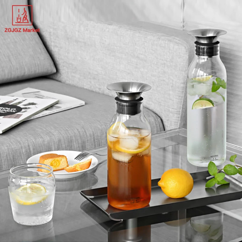 Samadoyo 900 мл стеклянная бутылка для воды термостойкая Высокая боросиликатная под