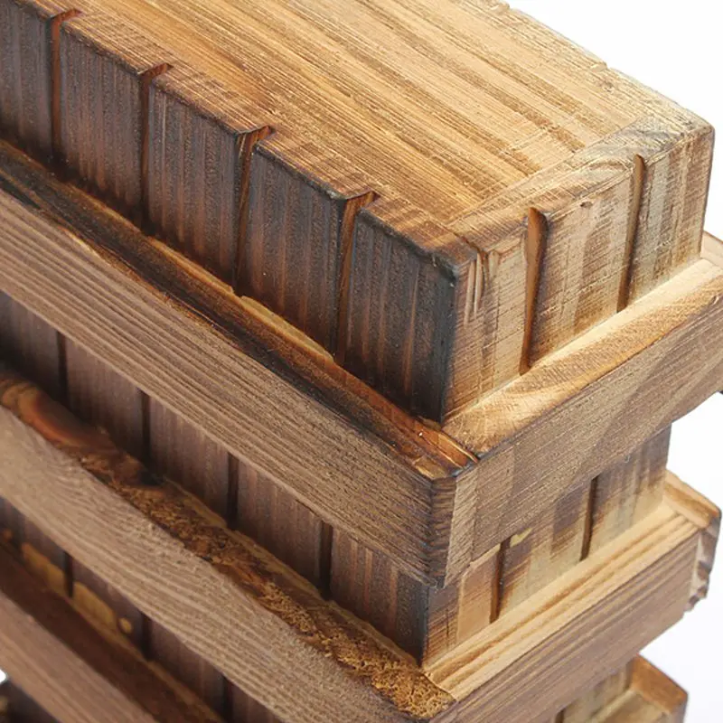 Китайский Винтажный Классический волшебный трюк деревянная коробка-головоломка