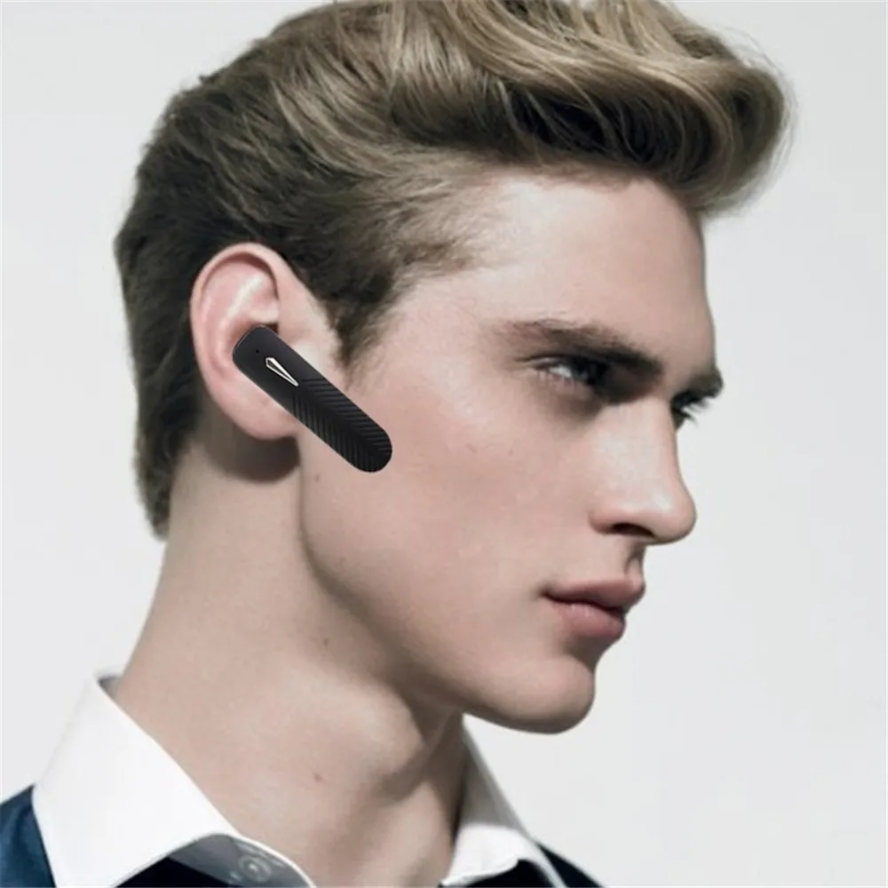 Мини беспроводные bluetooth наушники гарнитура стильные спортивные стереонаушники