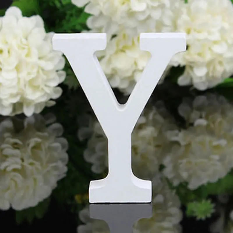 

8cm Letter Y Wooden Freestanding Letters Alphabet Wedding Party Home Decorations