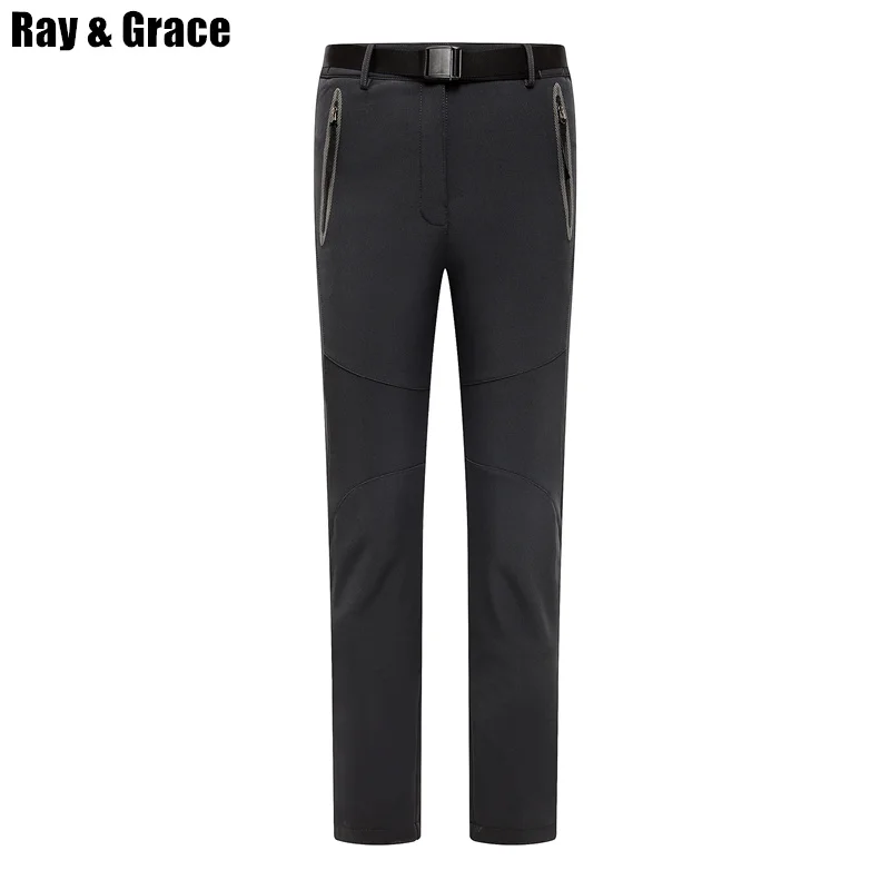 Женские брюки RAY GRACE зимние штаны для походов уличные из флиса теплые флисовые