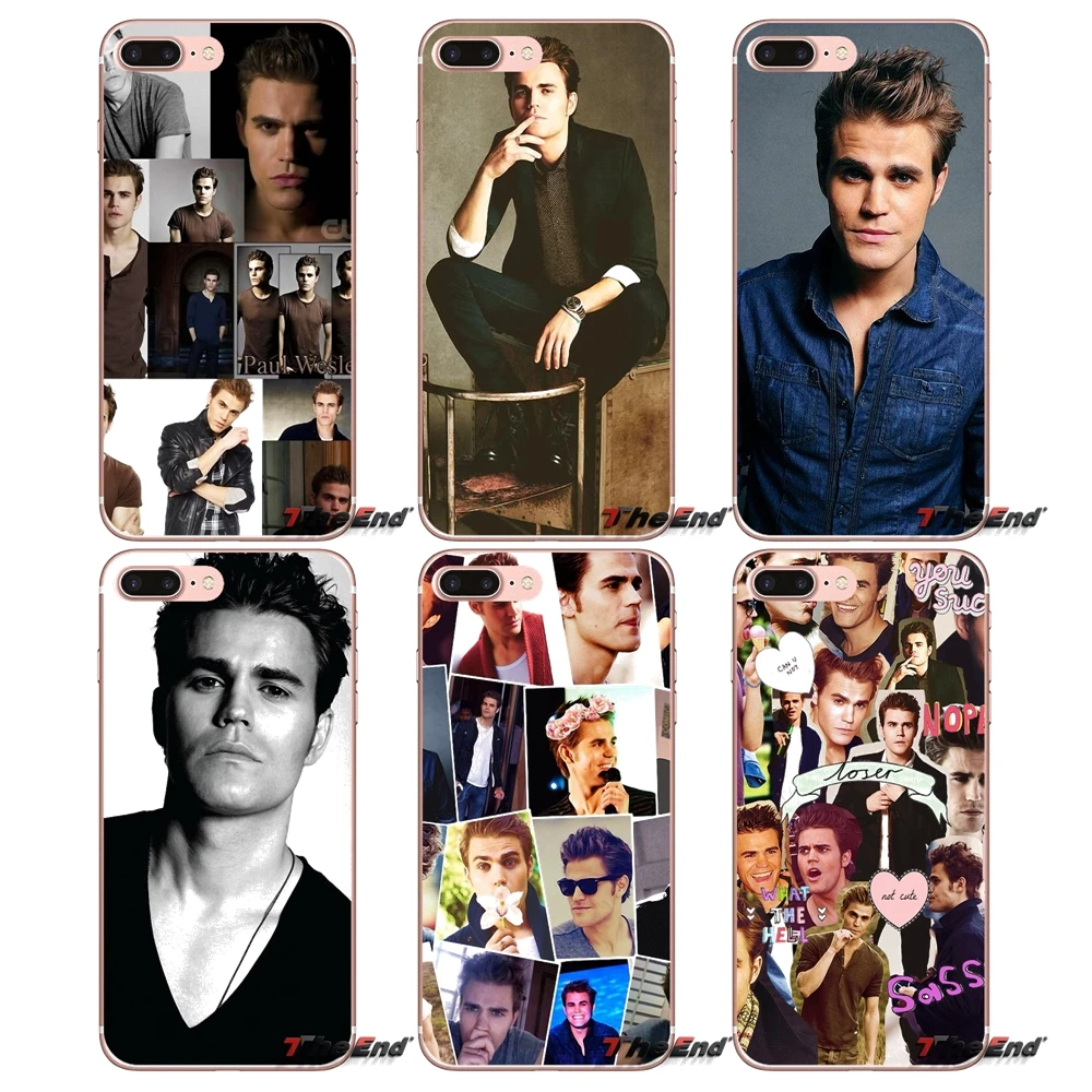Чехол для телефона iPhone X 4 4S 5 5S 5C SE 6 6S 7 8 Plus Samsung Galaxy J1 J3 J5 J7 A3 A5 2016 2017 Paul Wesley The Vampire