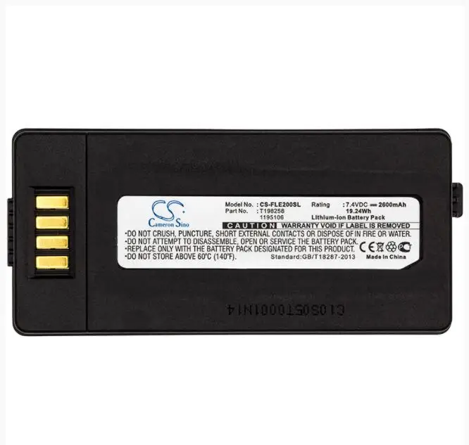 Аккумулятор Cameron Sino 2600mAh для FLIR B2 E2 E25 E320 E45 E65 ThermaCam ThermaCAM EX320|Цифровые аккумуляторы| |